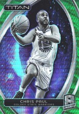 2023 Panini Spectra Titan Green /75 Chris Paul #67 Golden State Warriors