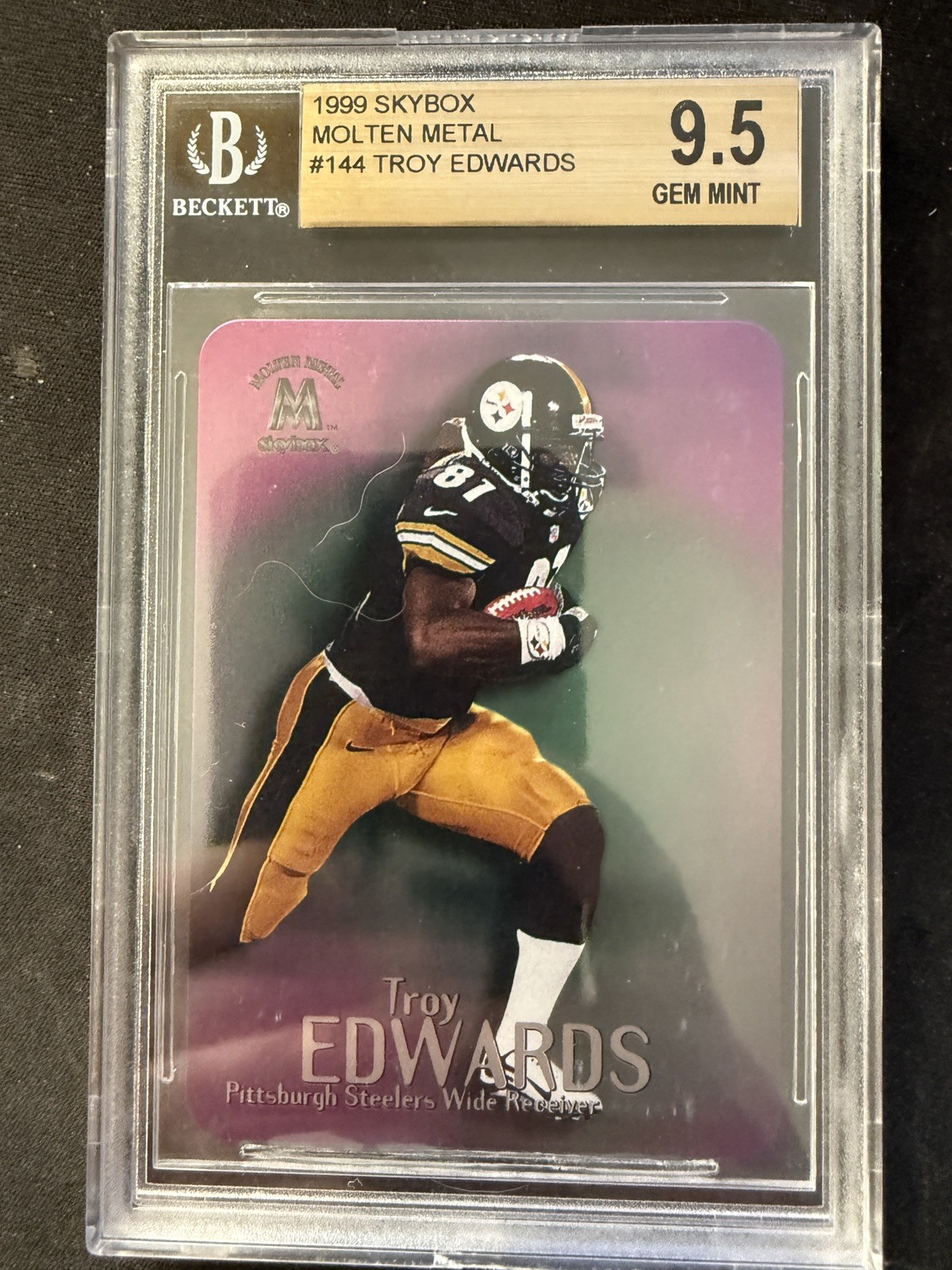 Troy Edwards Skybox Molten Metal #144 Molten Metal