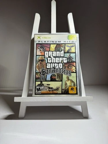 Grand Theft Auto: San Andreas (Microsoft Xbox, 2005) Complete W/ Manual + Map
