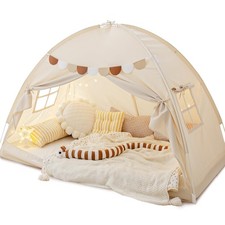 Twin Bed Toddler Canopy Bed Kids Tents Indoor Dream Playhouse Tent on Bed Bun...