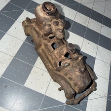 Vtg 1930'S HUBLEY CAST IRON FIRE PUMPER TRUCK Metal Toy FOR PARTS/RESTORATION 