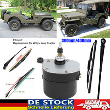 Scheibenwischermotor 105°Arm Blatt 300/400MM Wischermotor Universal Traktor Boot