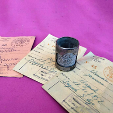 NOS Sonnette Timbre vélo ancien 1930 DARMA old bike Bell 5