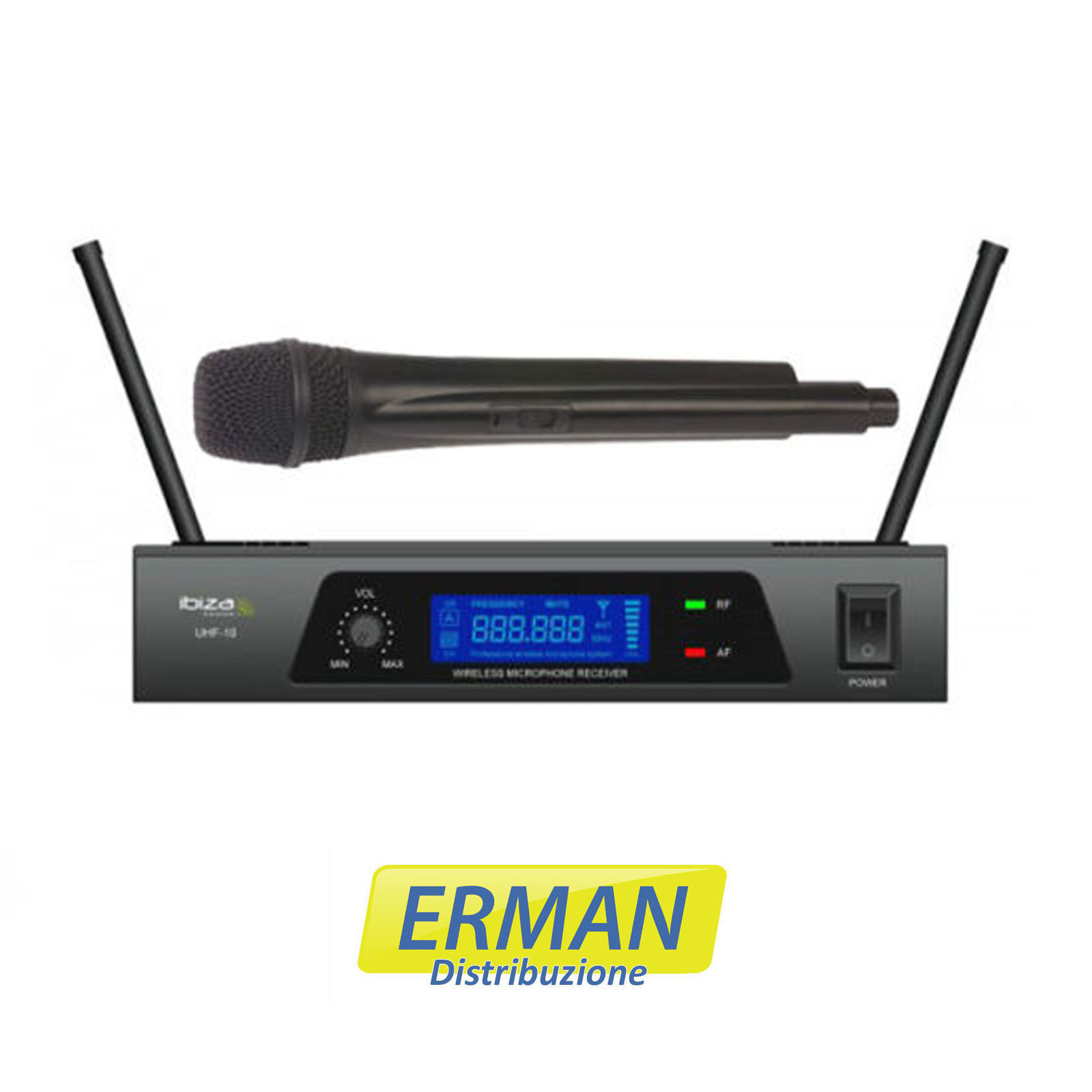 Microfono Wireless Ibiza UHF 10B | Potenza per Vocalist e Stage