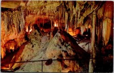 ONYX CHAMBER in MAMMOTH CAVE Kentucky Vintage Chrome Postcard 1963 A48