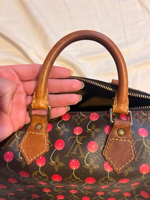 Louis Vuitton LV Speedy 25 Handbag Murakami Cerises Cherry | eBay