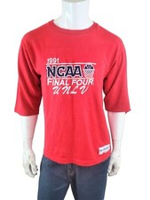 Vintage 1991 UNLV Runnin Rebels NCAA Final Four Basketball T-Shirt Men's Size L