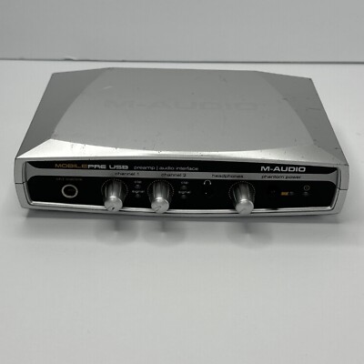 M-Audio Mobile Pre USB Preamp and Audio Interface 48v Phantom Power 200F V1.03