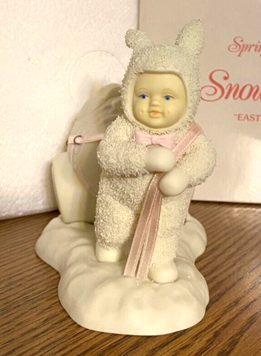 Dept 56 Snowbunnies "Easter Delivery" 1994 Figurine #26085 w/Box & Tag - Picture 4 of 15