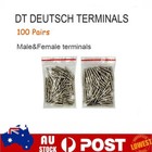 <!--F#f_0-->100 Pairs Deutsch Solid Terminal No.16 Contact Pins Male Female Connector Plug<!--F/-->