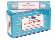 Satya Nag Champa Money Matrix Incense Sticks | Signature Fragrance |