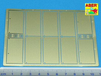 MW22 ABER MODELS 35A28 SIDE SKIRTS FOR PANTHER AUSF.G/F, JAGDPANTHER  for TAMIYA