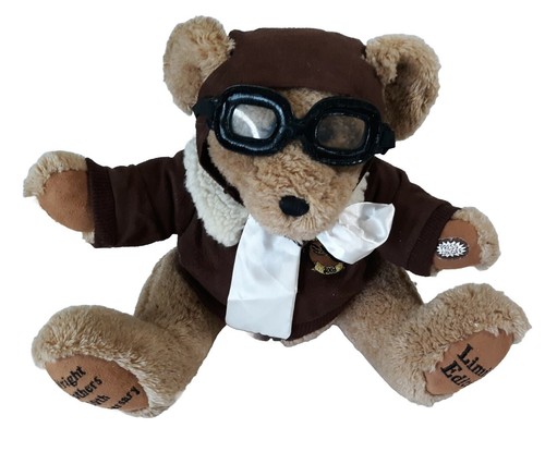 Vintage Wright Brothers 100th Anniversary 1st Flug Plüschtier Teddybär Pilot Dan Dee - Bild 6 von 13