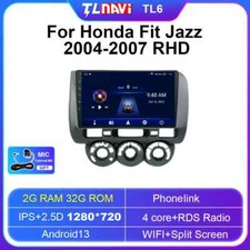 For Honda Fit Jazz Manual Multimedia GPS Navigator Video Screen Car Radio Stereo