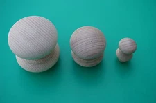 3 SIZES SHAKER WOOD KNOBS ANTIQUE STYLE 11/16"; 1 /3/8"; 1 3/4"