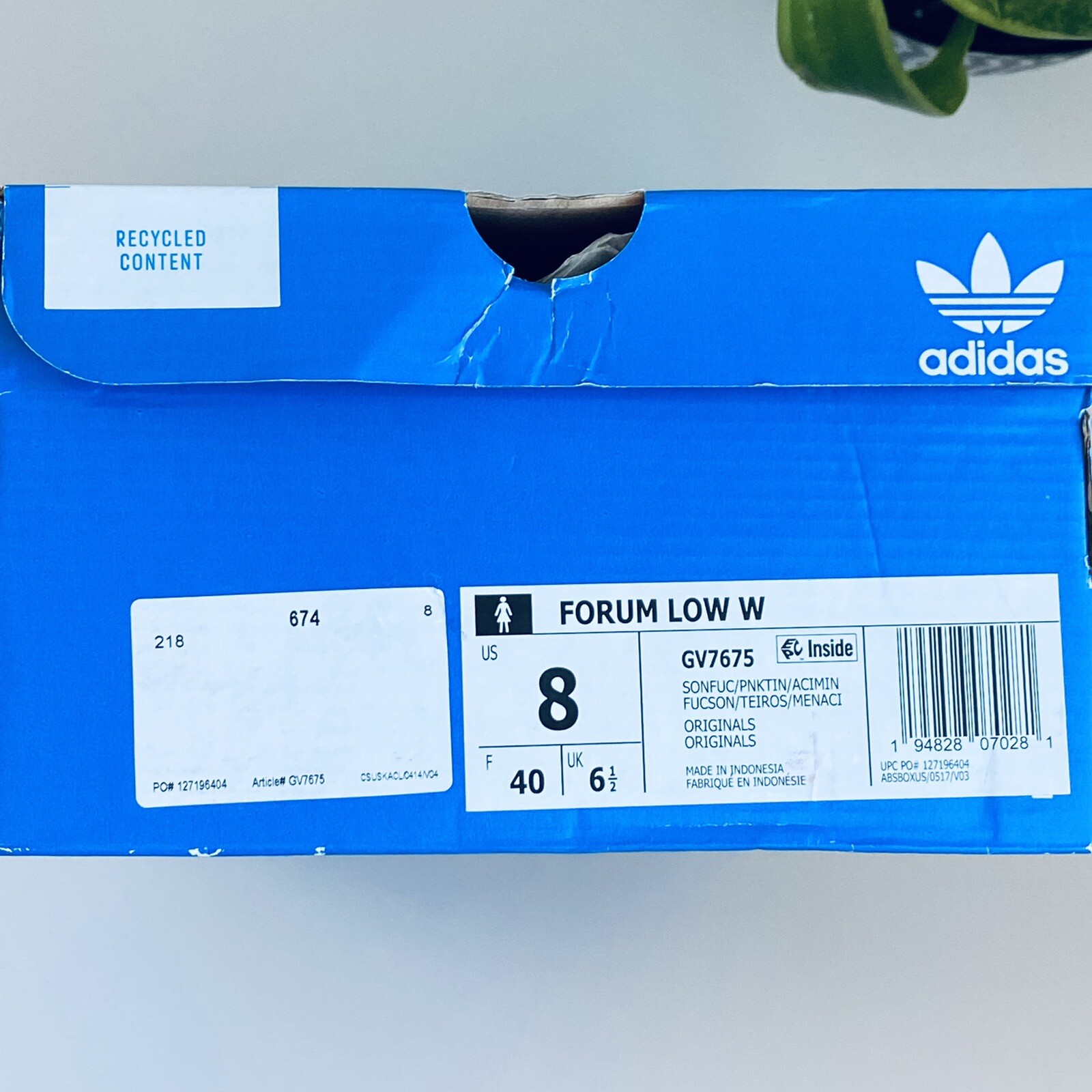 Adidas Originals Forum Low Sneaker GV7675, Women\u0026#039;s Size 8 | eBay