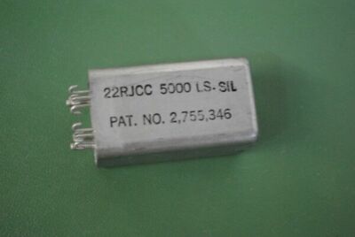 SIGMA INSTRUMENT RELAY 22RJCC5000LS-SIL 5945-00-494-6018 5 KILOHMS 2PDT 120AC 