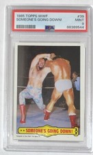 1985 Topps WWF Jesse Ventura Rookie RC HOF #39 Someones Goin Down RARE! PSA 9