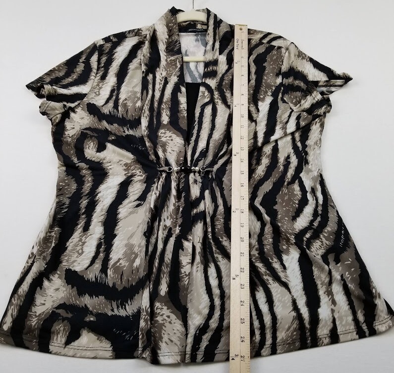 Notations Blouse Women’s Extra Large Multicolor A… - image 9