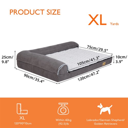 Extra Large Dog Bed Memory Foam Orthopedic Mattress for Giant Dog Pet Breeds XXL - Picture 15 of 20