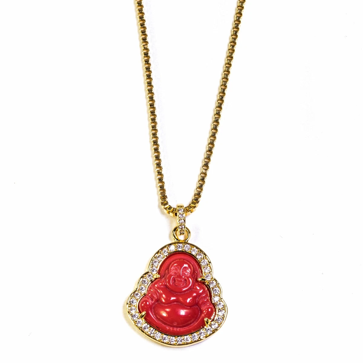 Red cheap buddha chain