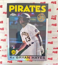 KeBryan Hayes 2021 Topps Chrome 35th Anniversary 1986 Refractor RC Pirates