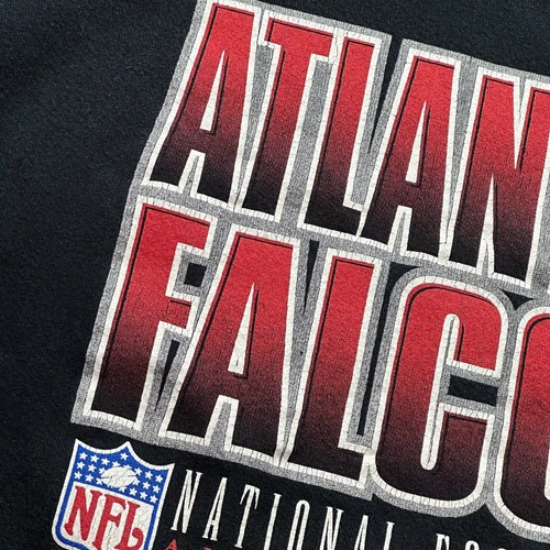 Vintage Atlanta Falcons Sweatshirt Mens XL Black Starter Pullover USA Made 90s