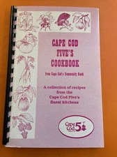 Cape Cod Five's Cookbook 1990's MA Massachusetts Recipes