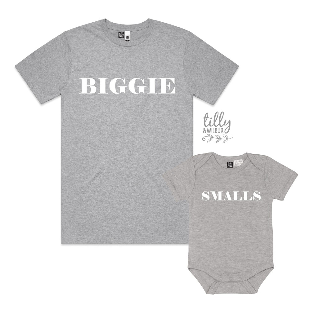 Biggie Smalls Father Son Matching Shirts, Matching Dad And Baby, Matching Dad