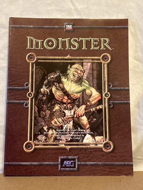 D&D Monster, 2002 Alderac Entertainment Group NOT a reprint