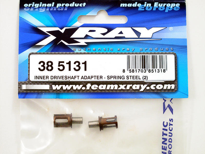 Xray M18 Inner Driveshaft Adapter Spring Steel (2) 385131 modellismo