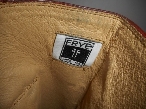 Frye Women Celia X Stitch Knee High Riding Boots Size 7B Brown Leather Pull On - Picture 15 of 18