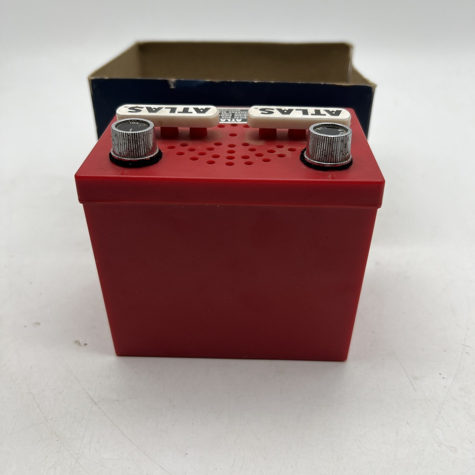 Vtg - Atlas - AM Transistor Radio - PHD-29 Battery Premium Power Promo - Works