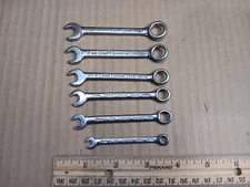Craftsman 6 Piece Metric Midget Combination Wrench Set Incomplete Preowned