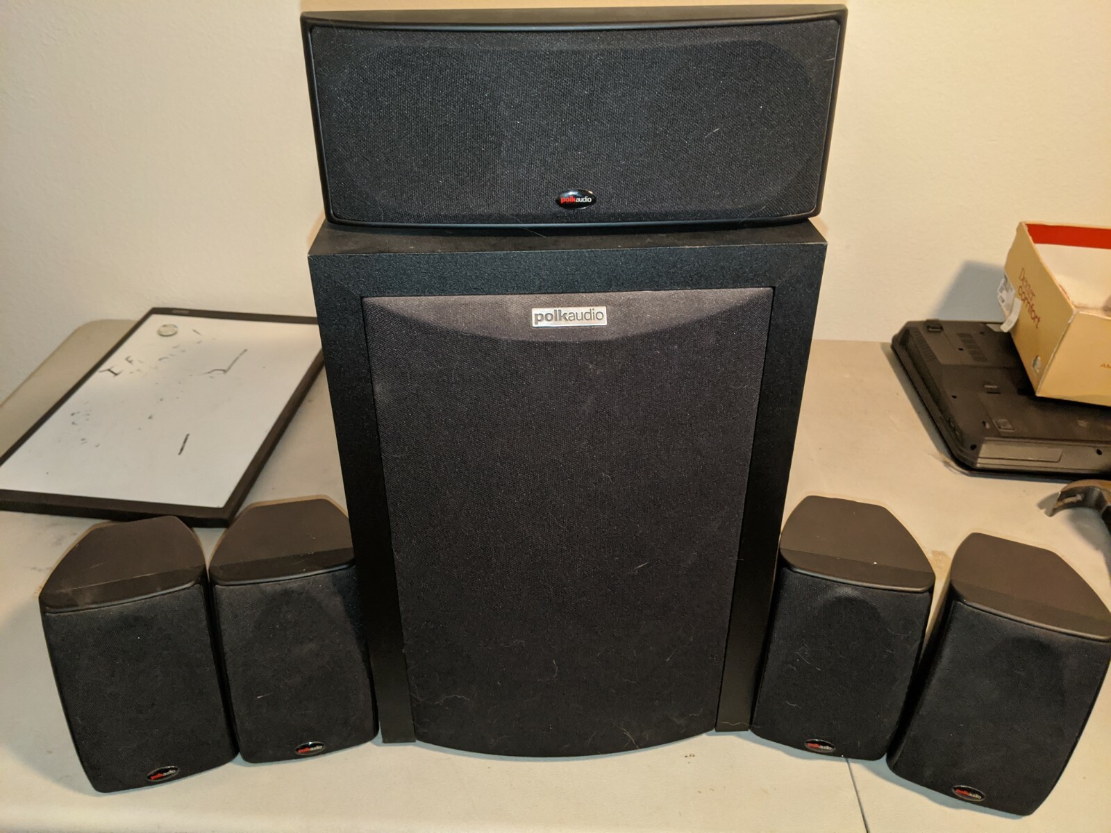 polk audio rm6750 5.1 channel home theater speaker system