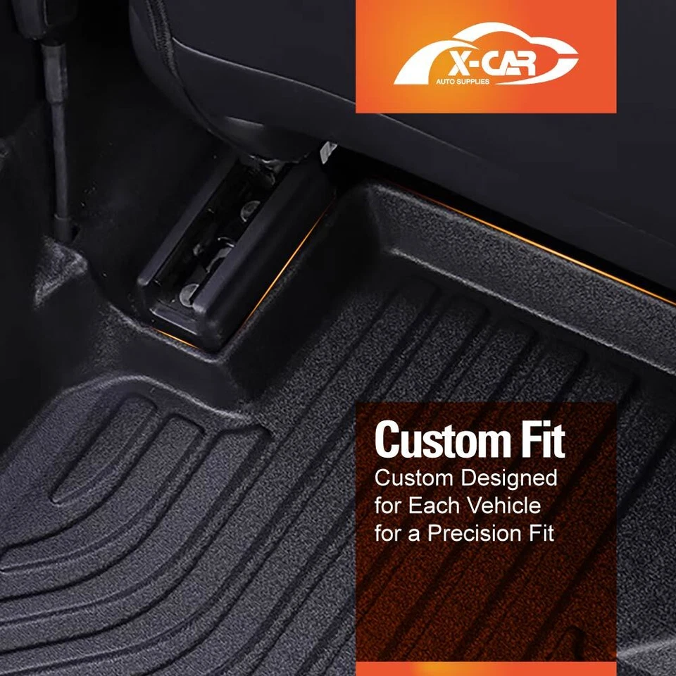 Floor Mats for BMW 5 Series F10 Sedan 2010-16 Heavy Duty Liners Full Set Carpet - image 2 of 4