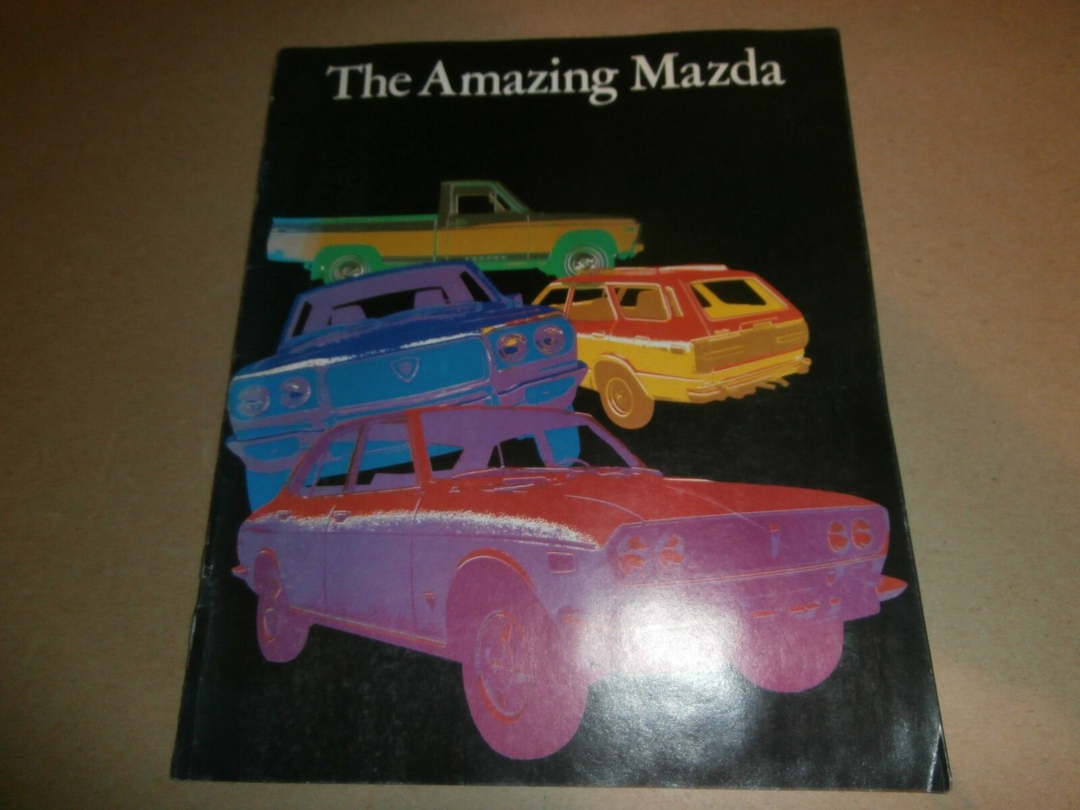 Vintage 1970's The Amazing Mazda Brochure Capital City Mazda