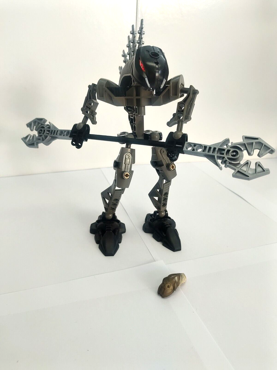 LEGO 8591 Rahkshi Vorahk BIONICLE with Kraata and Staff of Power weapon  Complete