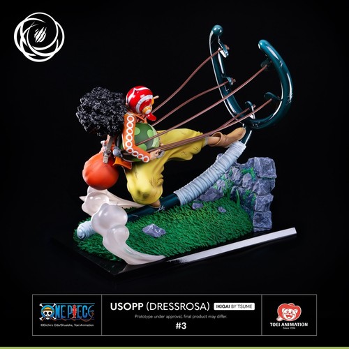 Tsume Art one piece Usopp Dressrosa Ikigai ⅙ Sixième Échelle Statue Figure Neuf - Photo 5 sur 14