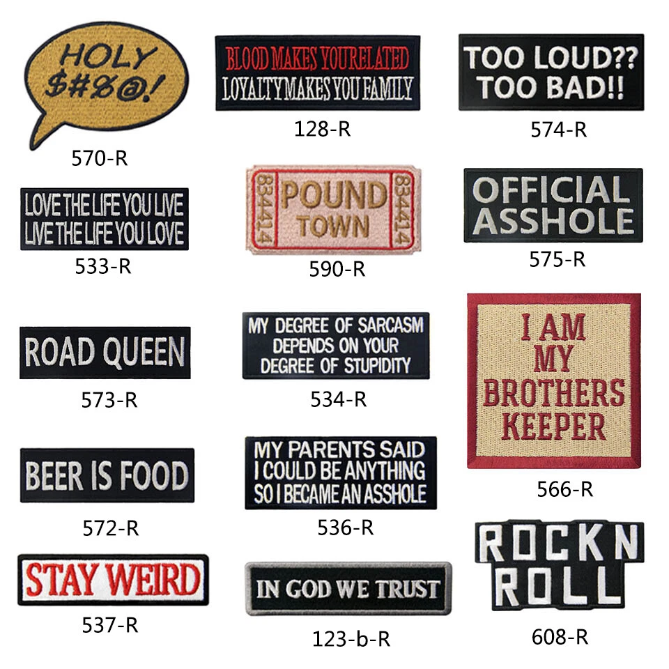 Embroidered Iron Sew On Clothing Patch transfers Badge applique Gift for Jackets - Image 4 of 4