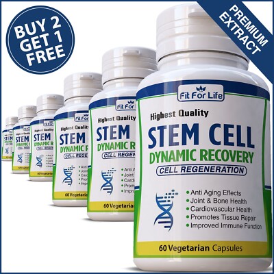 STEM CELL PILLS SUPPORT NATURAL SUPPLEMENT CELLULAR  REPAIR RENEWAL IMMUNE BOOST
