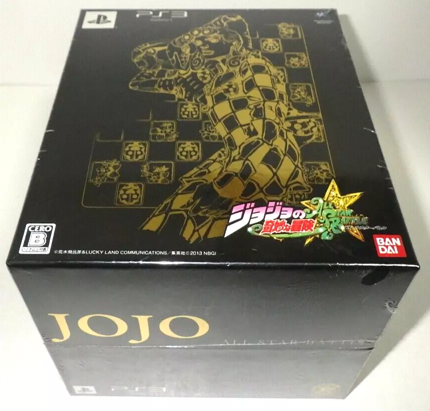 Jojo Adventure All Star Battle Gold Experience Box Limited Edition PS3  Japan Ver. Playstation 3 Fighting Bandai Namco Sony