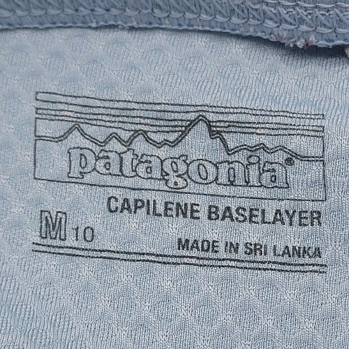 Patagonia Leggings Girls M10 Blue Capilene Baselayer Gorpcore Beach Resort Gym - Picture 7 of 7