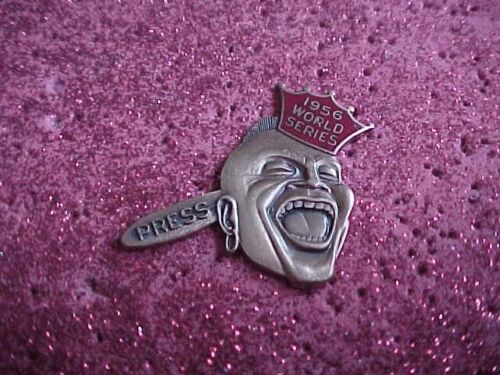 PWS 1956 Milwaukee Braves Phantom World Series Media Press Pin
