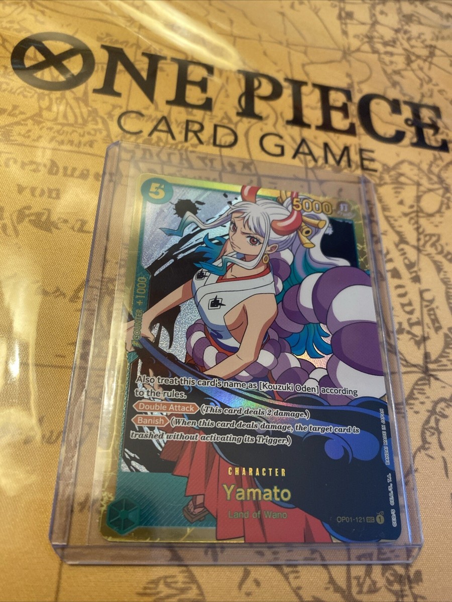 YAMATO OP01-121 Secret Rare SEC One Piece Card Game Romance Dawn English  NM/M | eBay