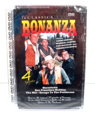 Sealed Bonanza 4 Episodes DVD Showdown The Mill Escape Ponderosa San Fran Holida