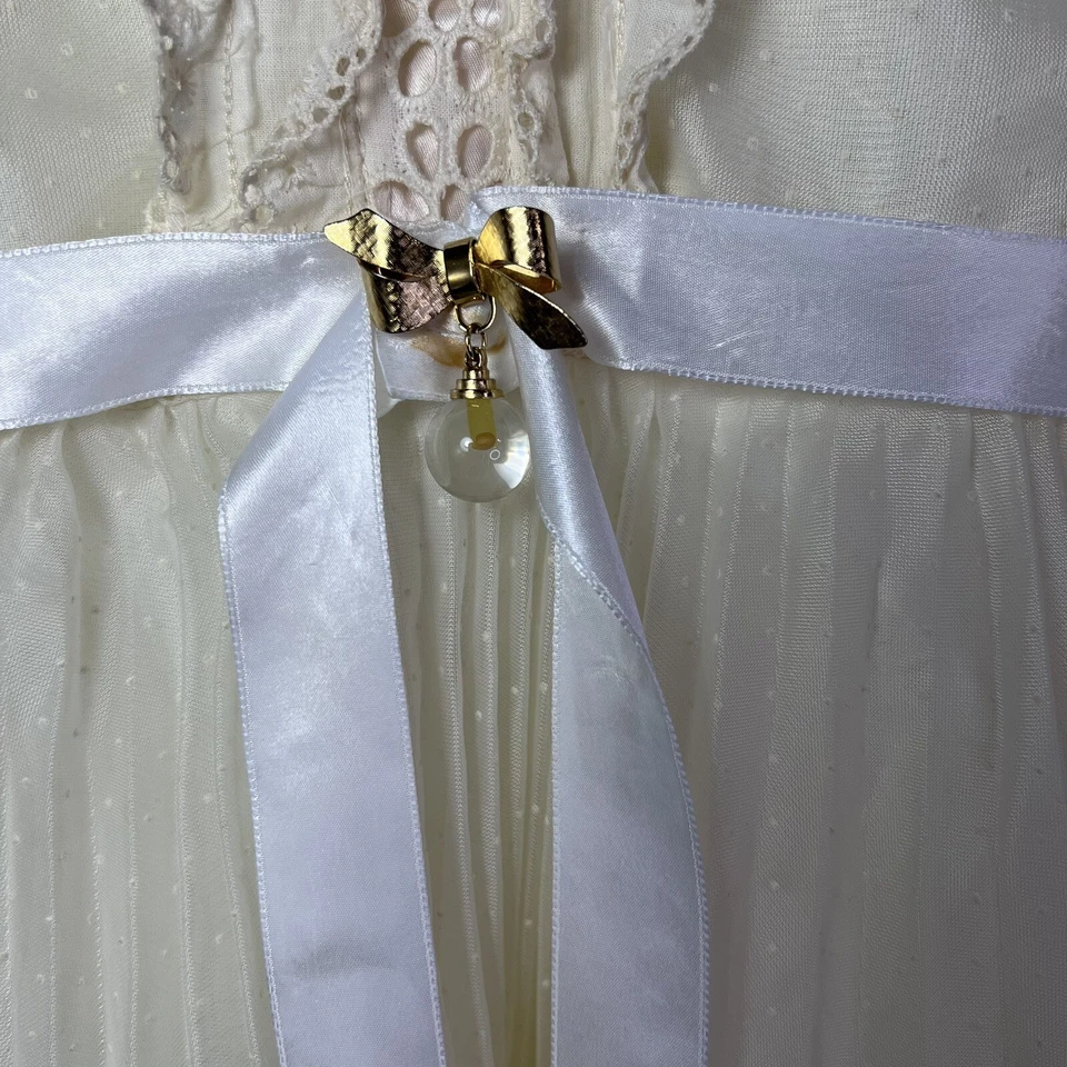 Dorissa of Miami Girls Dress Prairie Victorian MIDI Gunne Sax Style Coquette - Image 4 of 4