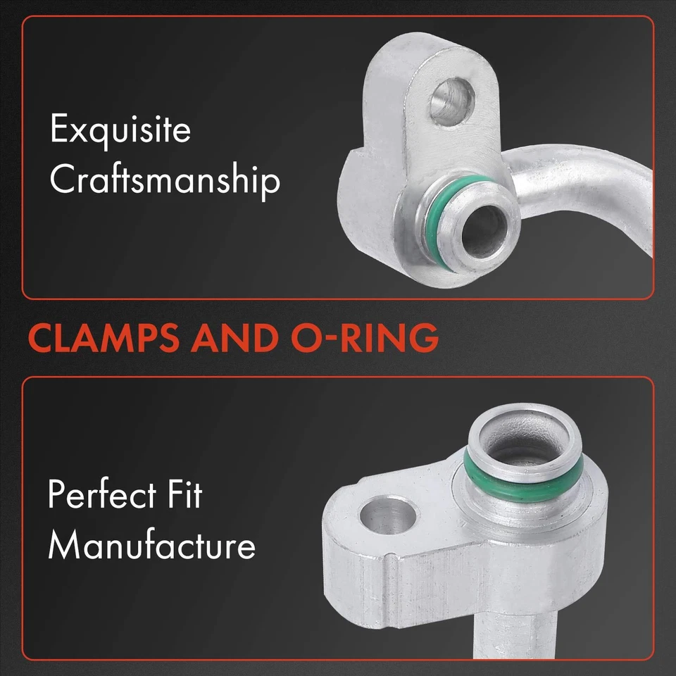 Manguera de línea de descarga de aire acondicionado para Honda Odyssey 1995 1996 1997 1998 L4 2,2 L L4 2,3 L Foto 3 de 4