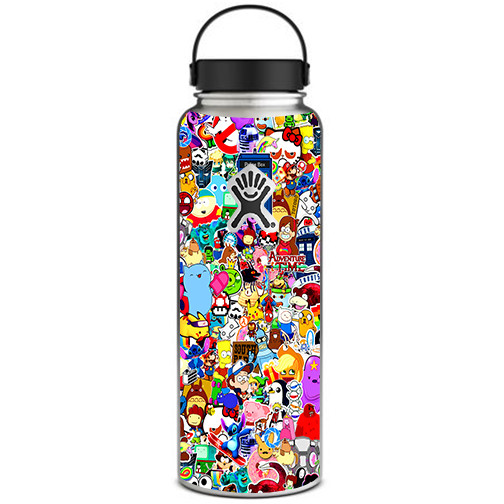 Skin Decal for Hydro Flask 40 oz Wide Mouth Sticker collage