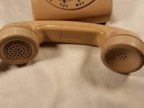 RARE "Employee Telephone" Vintage 1984 500DM Western Electric Cool Peach Color - Picture 3 of 7